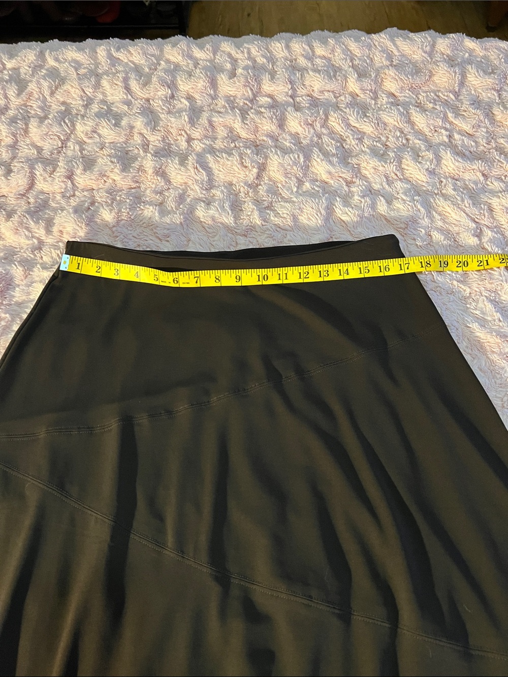 JM Collection Brown A-Line Midi Skirt - Picture 3 of 6